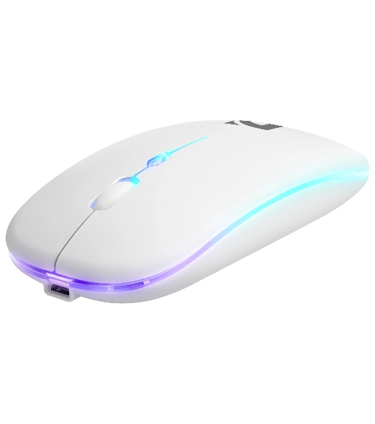 Мышь беспроводная Defender Coda MB-261 белый, 1600 dpi, радиоканал, Bluetooth, USB, кнопки - 4