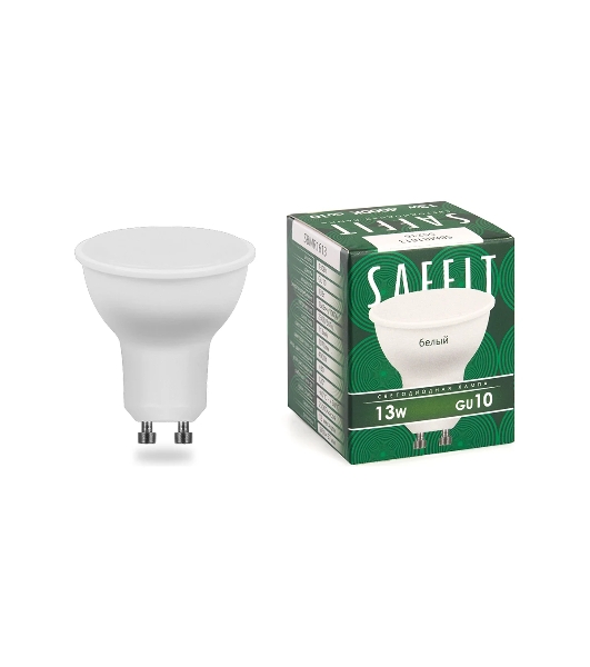 Лампа светодиодная SAFFIT SBMR1613 (55216) 13Вт 230В GU10 белый