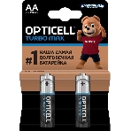 Батарея Opticell Turbo MAX LR6 AA (2шт) блистер, фото 1