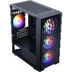 Компьютерный корпус Accord M203 черный без БП mATX 2xUSB 2.0 1xUSB 3.0 1xUSB3.1 audio bott PSU, фото4