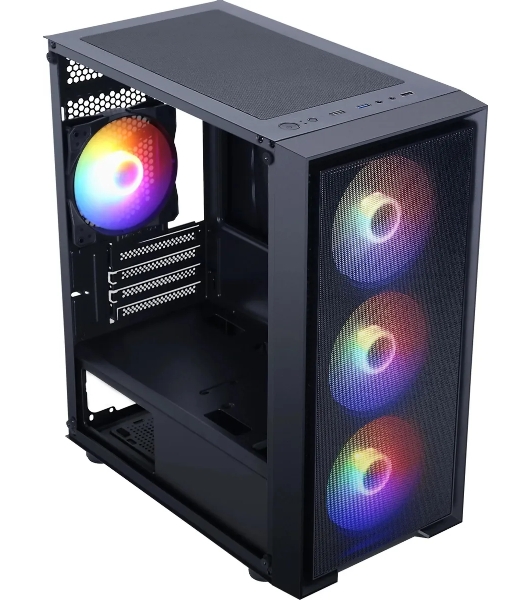 Компьютерный корпус Accord M203 черный без БП mATX 2xUSB 2.0 1xUSB 3.0 1xUSB3.1 audio bott PSU