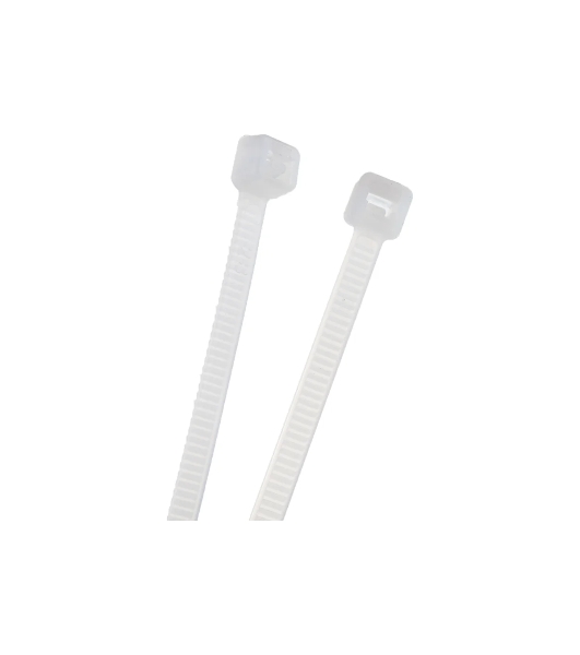 Нейлоновые стяжки Fortisflex КСС 4х250 белый 100 штук