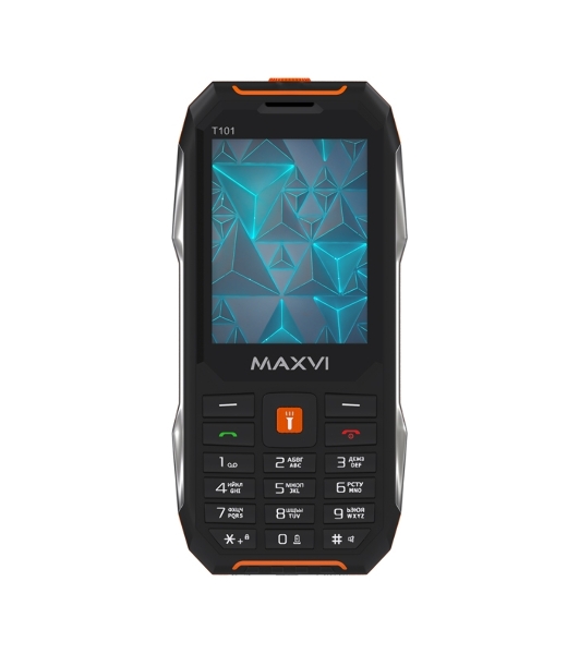Мобильный телефон Maxvi T101 оранжевый