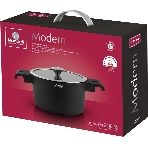 Кастрюля Rondell Modern RDA-1727, 4.4л, 24см, с крышкой, черный, фото2