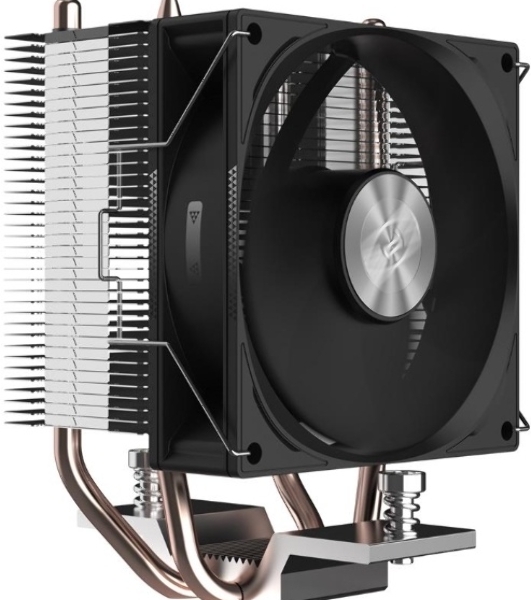 Кулер для процессора PCCooler R200 S115X/1200/1700/AM4/AM5 (TDP 110W, 90мм Non LED Fan, 2 тепловые трубки 6мм, 2200RPM, 28,3dBa)