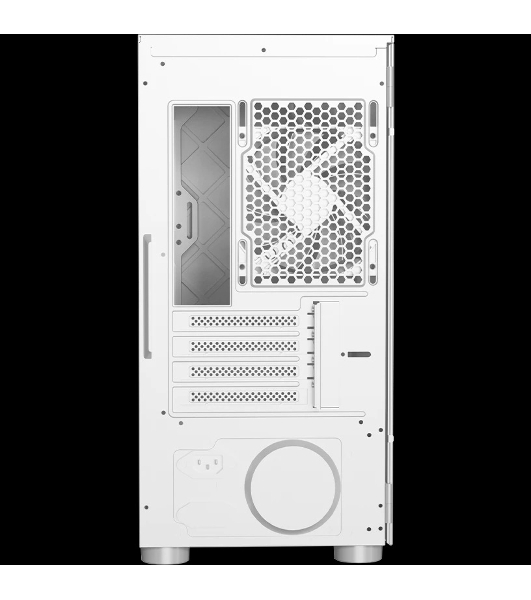 Компьютерный корпус без блока питания PCCooler LM300 ARGb WH, Tempered Glass Mid Tower, белый, ABS, TG, SPCC, 1x120мм ARGb mATX, ITX 170/330/mm 2x2.5', 2x3.5', 5xPCI 1xUSB-A 3.0, 2xUSB-A 2.0 375x205x427mm