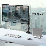 Кронштейн для монитора ONKRON 13'-34' настольный, черный G75, фото8