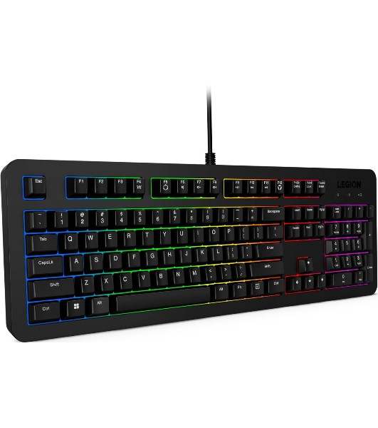 Клавиатура Lenovo Legion K310 проводная, USB Type-A, чёрный