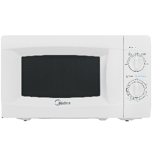 Микроволновая печь Midea MM720CKE белый, 20 л, 700 Вт, переключатели - поворотный механизм