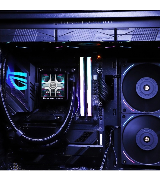 Система жидкостного охлаждения Thermalright Frozen Vision 360 V2 ARGb Soc-AM5/AM4/1200/1700/1851 черный 4-pin 28dB Al LCD Ret (F-VISION-360-BL-ARGb-V2)