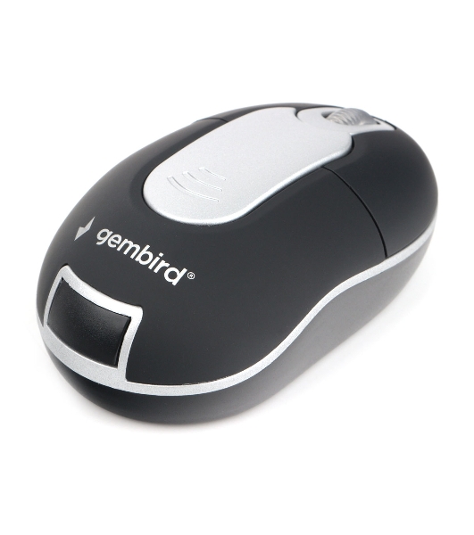Мышь беспроводная Gembird MUSW-600 черный, 1200 dpi, радиоканал, USB, кнопки - 3