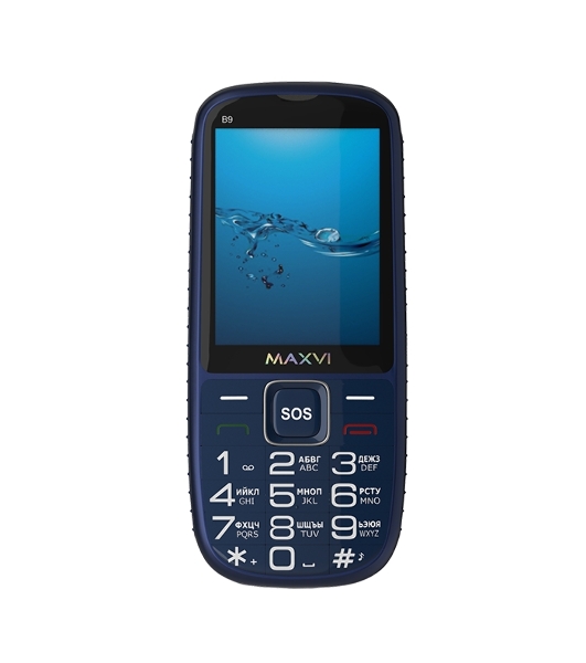 Мобильный телефон Maxvi B9 синий