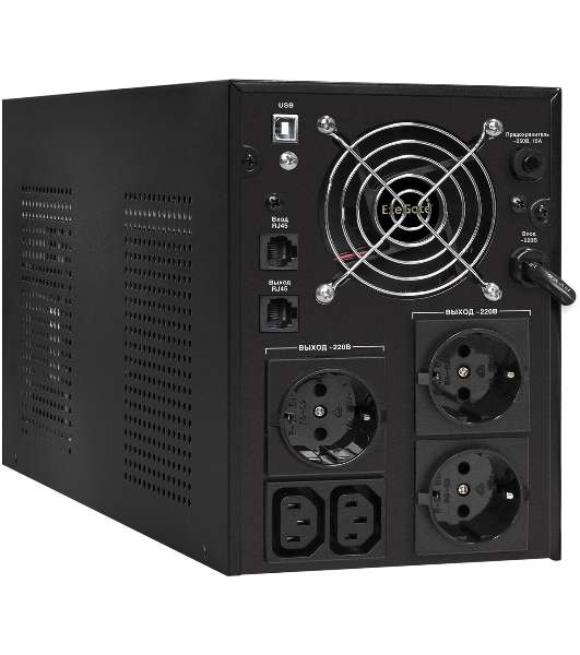 Источник бесперебойного питания ExeGate EX292636RUS SpecialPro Smart LLB-3000.LCD.AVR.3SH.2C13.RJ.USB 3000VA/1800W, LCD, AVR,3*Schuko+2*C13,RJ45/11,USB, металлический корпус, черный