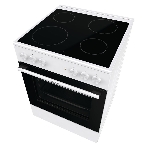 Плита электрическая Gorenje GEC6A11WG белый, конфорок 4 шт, духовка 65 л, 60 см x 85 см x 60 см, фото2