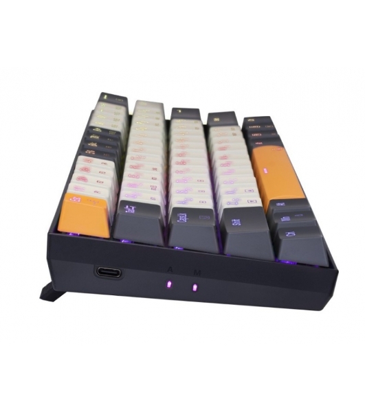 Клавиатура беспроводная Redragon Caraxes Pro, USB, Bluetooth/Радиоканал, черный