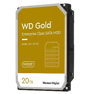 Жесткий диск Western Digital 3.5'; 20Tb WD202KRYZ Gold SATA3, Cache 291MB, 7200 rpm