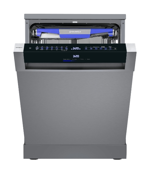 Посудомоечная машина Maunfeld MWF60331S Inverter, нержавеющая сталь, 59.8 см, 14 компл., 42 дБ, класс A+++