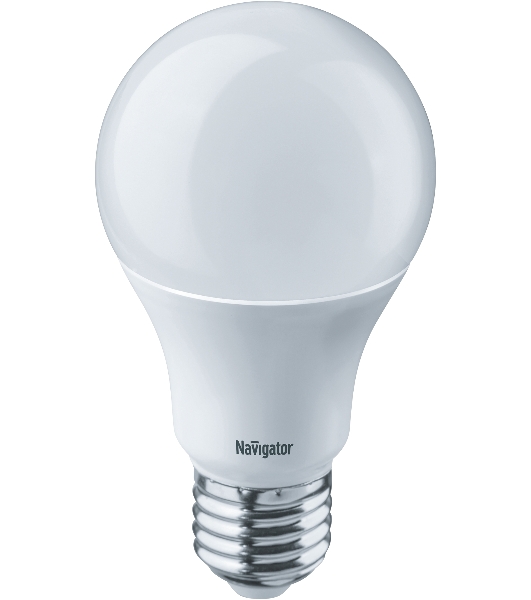 Лампа светодиодная Navigator NLL-A60-10-230-2.7K-E27 10 Вт грушевидная 2700К тепл. белый E27 750 лм 170-260В