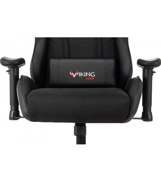 Кресло Бюрократ VIKING 4 AERO BLACK EDITION черный, экокожа, 120 кг, механизм качания