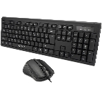 Комплект клавиатура+мышь Oklick 600M проводной, USB, 1200 DPI, чёрный, фото6