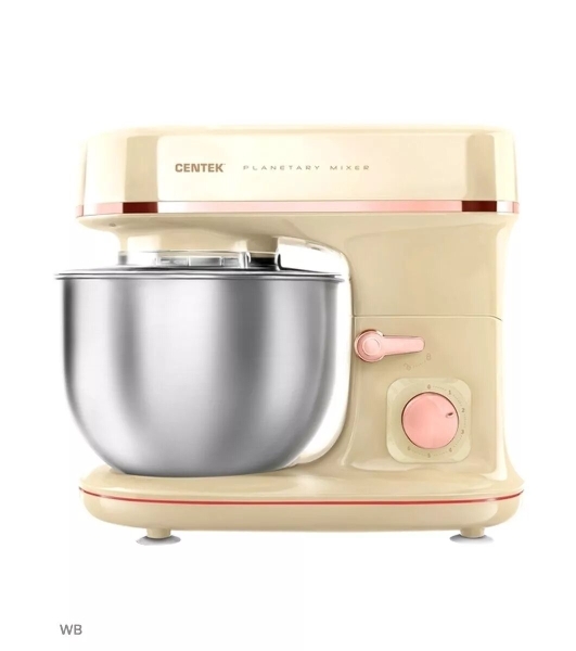 Миксер планетарный Centek CT-1139 бежевый