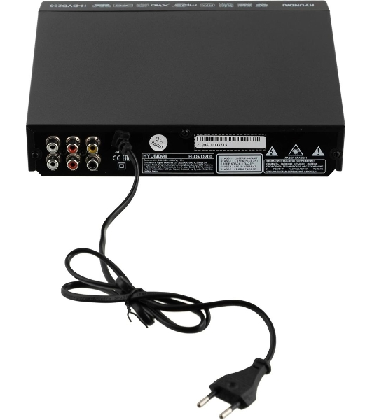 Плеер DVD Hyundai H-DVD200 черный Караоке ПДУ