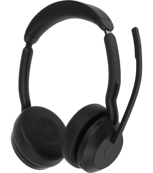 Гарнитура Jabra Evolve2 55 чёрный, беспроводная, Bluetooth, до 18 ч