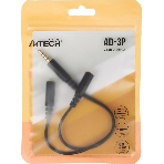 Адаптер аудио A4Tech AD-3P 2xJack 3.5 (f)/Jack 3.5 (m) 0.2м. черный, фото2