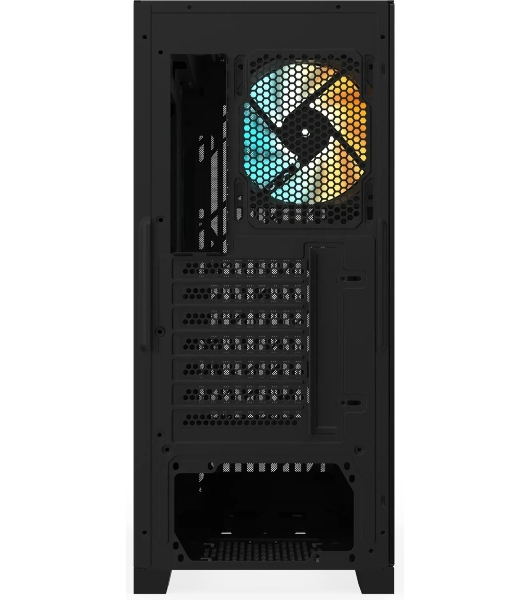 Корпус Gigabyte C103G Glass Black, Midi-Tower, чёрный, закалённое стекло, ARGB подсветка, 1 x 120 мм (в комплекте)
