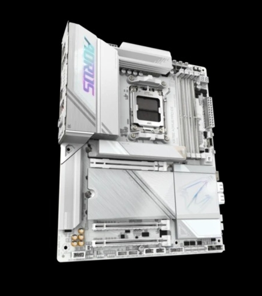 Материнская плата Gigabyte X870E AORUS PRO ICE, AM5, AMD X870E, 4xDDR5, 4xSATA, 4xM.2, 1xPCI-E 5.0 x16, 1xPCI-E 4.0 x4, 1xPCI-E 3.0 x4, 1xHDMI, 2xUSB-C, 1x 2.5Gb LAN, 2xUSB-A 3.2 Gen 2, 3xUSB-A 3.2 Gen 1, 2xUSB-A 2.0, 2x3.5 мм, TOSLINK, 7.1, 2xUSB4, 4xUSB-A 3.2 Gen 1, ATX