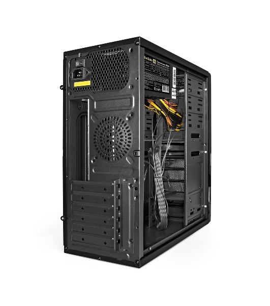 Компьютерный корпус ExeGate EX278398RUS Miditower ExeGate XP-329S Black, ATX, (XP450, Black,120мм), 2хUSB, Audio