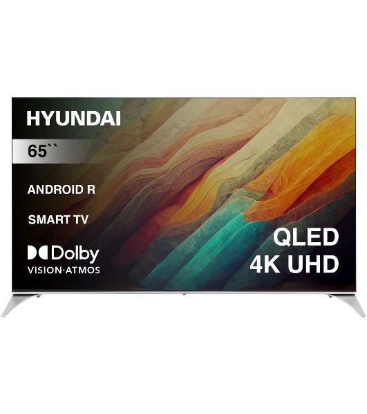 Телевизор Hyundai 65' H-LED65QBU7500 черный UHD QLED 60Hz Smart TV