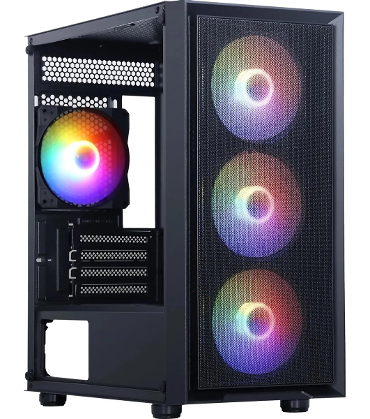 Компьютерный корпус Accord M203 черный без БП mATX 2xUSB 2.0 1xUSB 3.0 1xUSB3.1 audio bott PSU