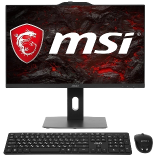 Моноблок MSI Pro AP242P 14M-662XRU 23.8' Full HD i3 14100 (3.5) 16Gb SSD 512Gb UHDG 730 noOS GbitEth WiFi BT 120W клавиатура мышь Cam черный 1920x1080 (9S6-AE0621-834)