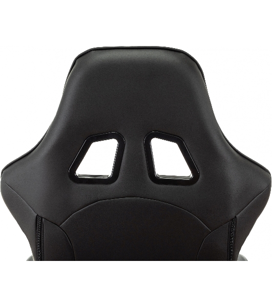 Кресло Бюрократ VIKING 4 AERO BLACK EDITION черный, экокожа, 120 кг, механизм качания