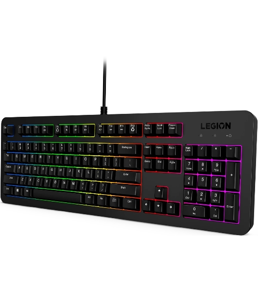 Клавиатура Lenovo Legion K310 проводная, USB Type-A, чёрный