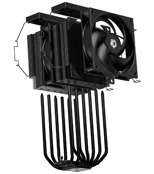 Устройство охлаждения (кулер) ID-Cooling Frozn A620 Pro Xe черный, алюминий/медь, 2000 об/мин, 27.2 дБ, 4 pin, 260 Вт, высота 157 мм