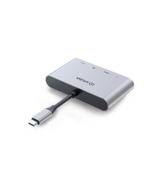 Распределитель Infobit iHub 301 3 подключения через 1 кабель USB-С