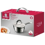 Ковш Rondell Flamme RDS-026, 1.3л, 16см, с крышкой, стальной, фото2