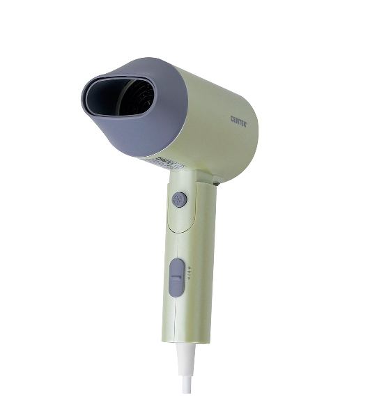 Фен Centek CT-2203 зеленый, 1600 Вт, компактный, ионизация