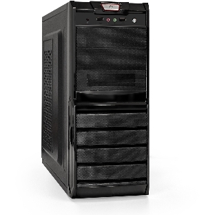 Компьютерный корпус ExeGate EX278398RUS Miditower ExeGate XP-329S Black, ATX, (XP450, Black,120мм), 2хUSB, Audio