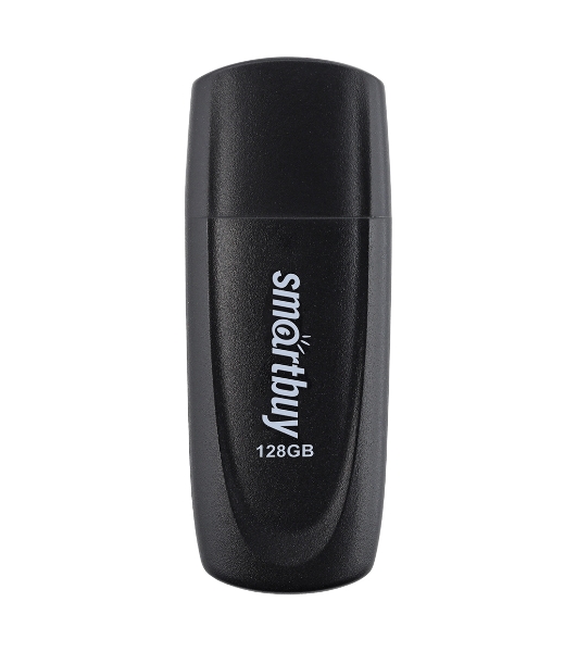 Флешка USB SmartBuy Scout black (SB128Gb2SCK), 128Gb, USB 2.0, R/W 30/15, черный
