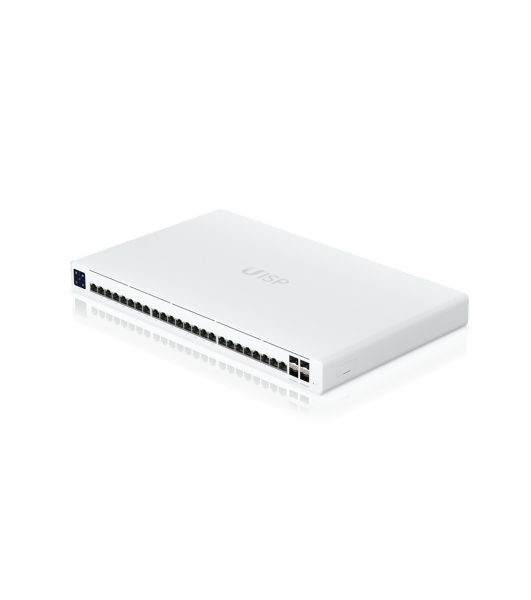 Коммутатор Ubiquiti UISP Switch Pro PoE-коммутатор, 24х 1G RJ45, 4х 10G SFP+, раздача 220 Вт