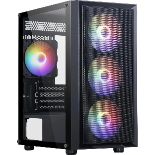 Компьютерный корпус Accord M203 черный без БП mATX 2xUSB 2.0 1xUSB 3.0 1xUSB3.1 audio bott PSU