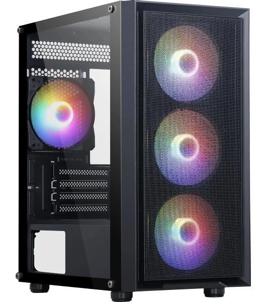 Компьютерный корпус Accord M203 черный без БП mATX 2xUSB 2.0 1xUSB 3.0 1xUSB3.1 audio bott PSU
