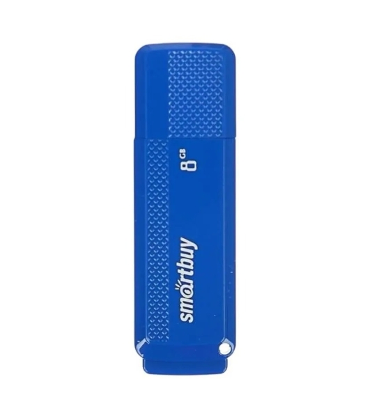 Флешка USB Smartbuy Dock Blue (SB8GbDK-B), 8Gb, USB 2.0, R/W 15/5, синий