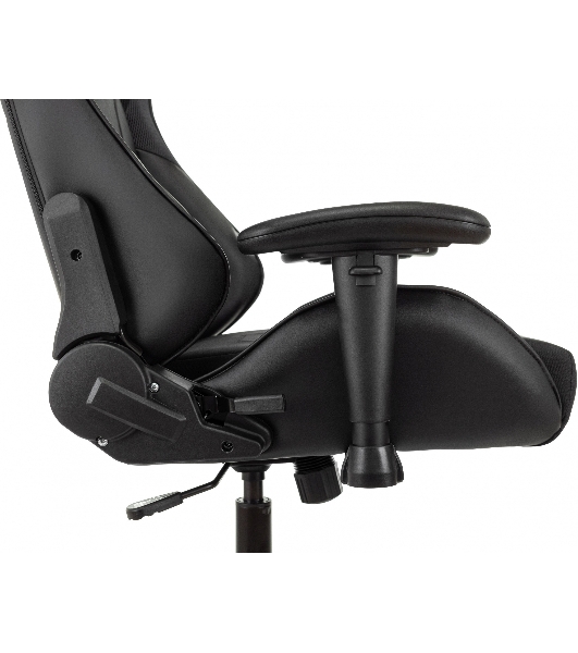 Кресло Бюрократ VIKING 4 AERO BLACK EDITION черный, экокожа, 120 кг, механизм качания