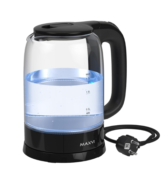 Чайник электрический Maxvi KE1741G черный