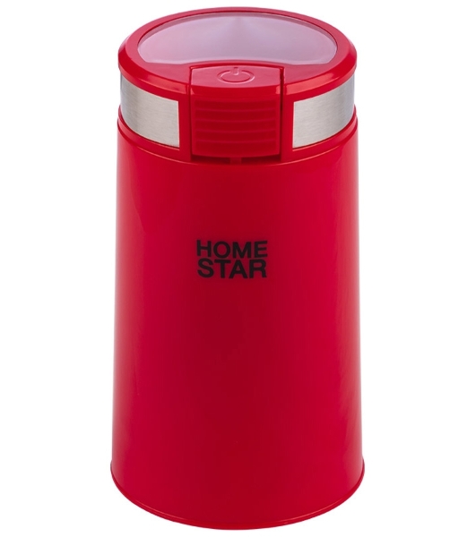 Кофемолка HomeStar HS-2035 красный, 200 Вт