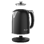 Чайник электрический Galaxy Line GL 0360 1.7 л, 2200 Вт, черный корпус: нерж.сталь/пластик, фото2